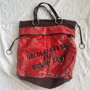 Dolce Gabanna Italia vintage 2003 helmet style bag AS IS